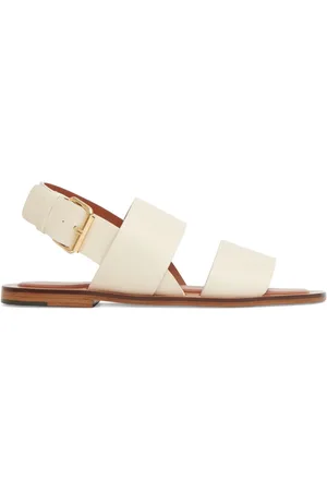 Mansur Gavriel Sandali in pelle con suola piatta