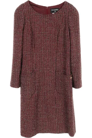 CHANEL Abito midi in tweed 1986-1988