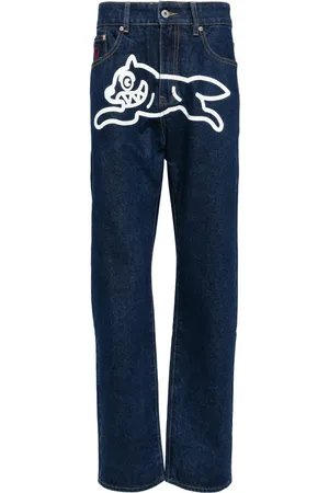 ICECREAM Jeans con stampa Running Dog