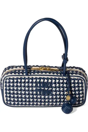 Miu Miu Borsa tote Bea effetto intrecciato