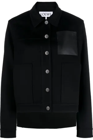 Loewe Giacca-camicia con motivo Anagram goffrato