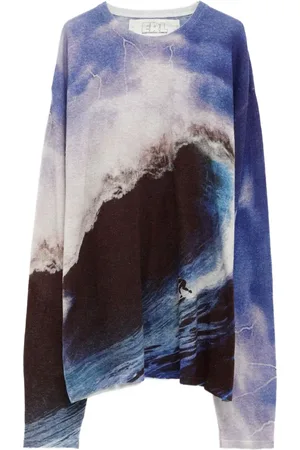ERL Maglione con effetto jacquard