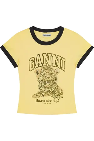 Ganni T-shirt Leopard