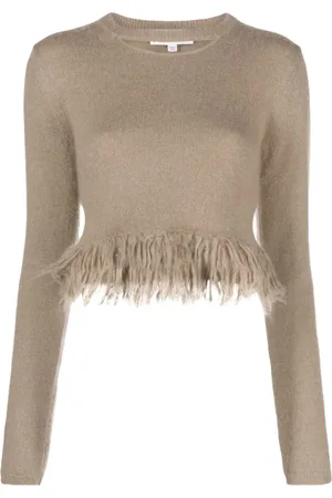 J.W.Anderson Maglione crop con frange