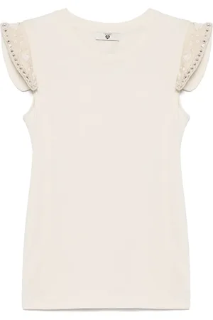Twin-Set T-shirt con dettaglio di perline