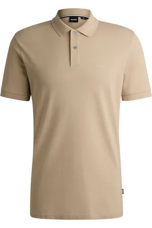 HUGO BOSS Polo in cotone con ricamo logo