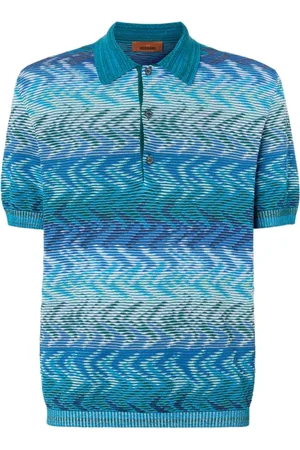 Missoni Polo con motivo a zigzag