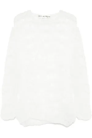 Comme des Garçons Blusa con lavorazione a maglia