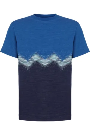 Missoni T-shirt con stampa a zigzag