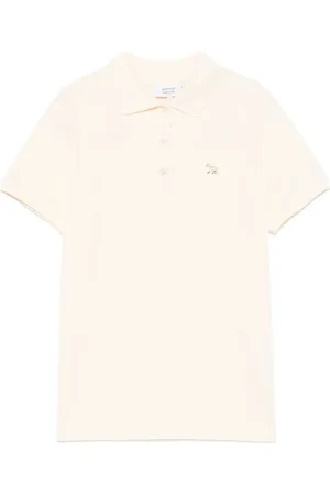 Maison Kitsuné Polo in cotone con ricamo logo