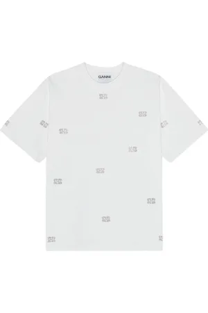 Ganni T-shirt con strass