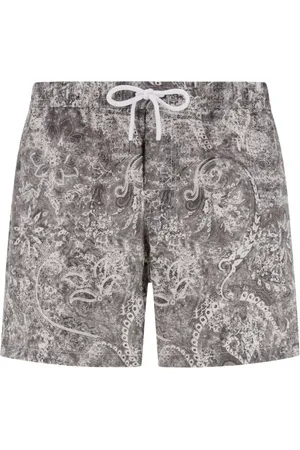 Boggi Milano Costume da bagno con stampa paisley
