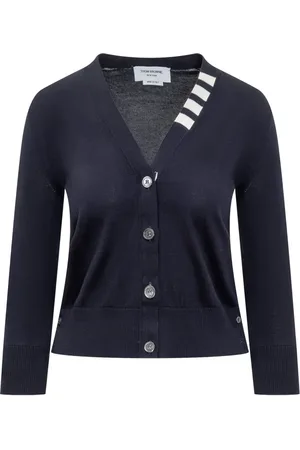 Thom Browne Cardigan con dettaglio a 4 righe