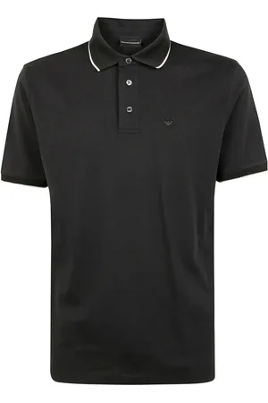 Emporio Armani Polo in cotone con ricamo logo