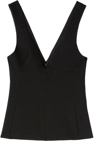 Jil Sander Top con dettaglio collo