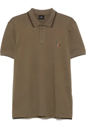 Paul Smith Polo Broad Stripe con ricamo zebra