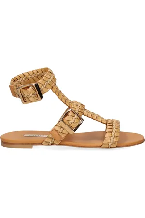 Casadei Sandali piatti con cinturini intrecciati