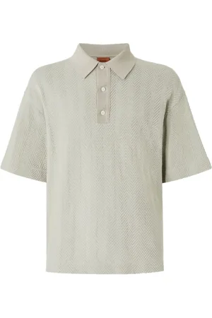 Missoni Polo con motivo a zigzag