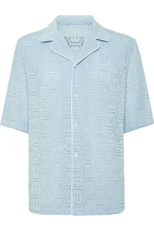 Philipp Plein Camicia con monogramma jacquard
