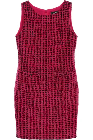 CHANEL 1986-1988 tweed sleeveless dress