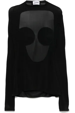 Jean Paul Gaultier Blusa semi trasparente