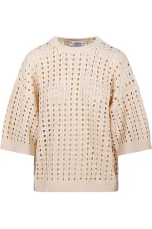 NUDE Top in maglia traforata