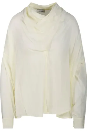 FORTE FORTE Blusa con scollo drappeggiato