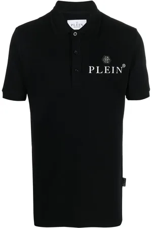Philipp Plein Polo con placca logo