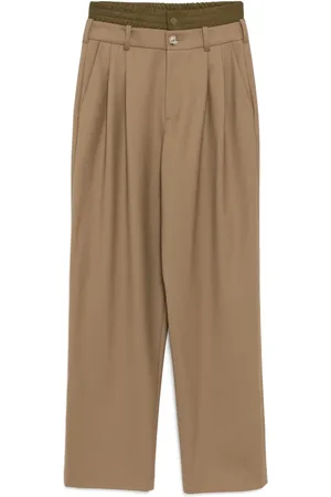 MONSE Pantaloni con design a inserti