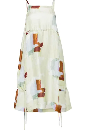 HENRIK VIBSKOV Abito Pick Up midi con stampa astratta