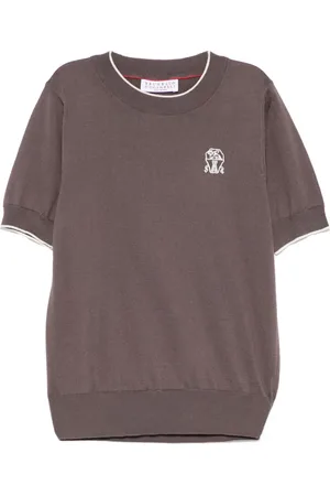 Brunello Cucinelli T-shirt con logo