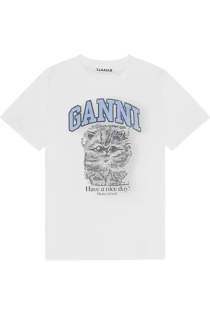 Ganni T-shirt in cotone biologico