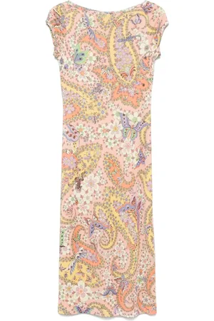 Etro Abito midi a fiori