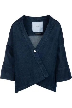 CRUNA Giacca-camicia con scollo a V