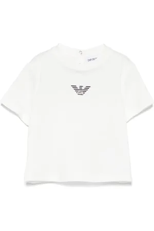 Emporio Armani T-shirt con logo gommato
