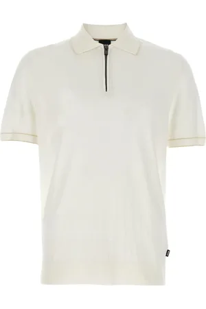 HUGO BOSS Polo Jiovanotto a maniche corte con zip
