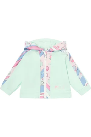 PUCCI Junior Felpa con stampa Fontane e cappuccio