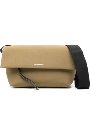Jil Sander Borsa messenger con stampa