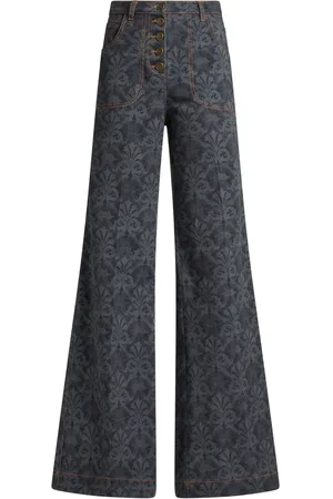 Etro Jeans svasati con stampa