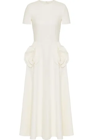 VALENTINO GARAVANI Abito Crepe Couture midi