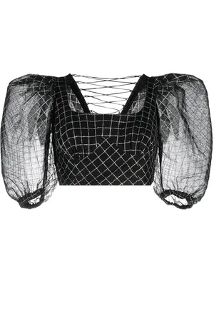 ANOUKI Blusa con maniche a palloncino
