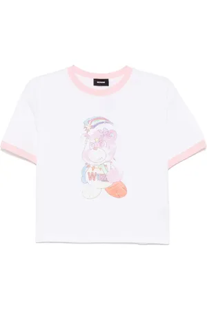 We11 Done T-shirt Teddy Colorful Teddy Ringer