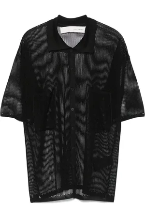 ISABEL BENENATO Camicia in maglia traforata