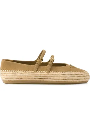 Prada Ballerine in pelle scamosciata