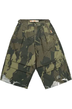 Rick Owens Shorts con stampa camouflage