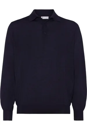 Brunello Cucinelli Polo a maniche lunghe