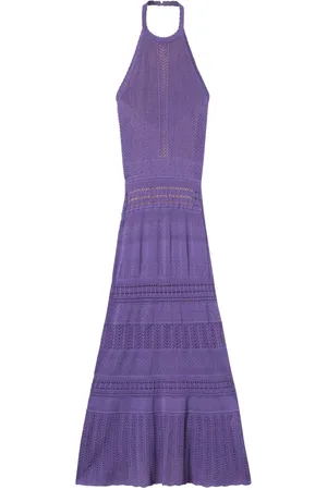 Twin-Set Abito lungo con scollo all