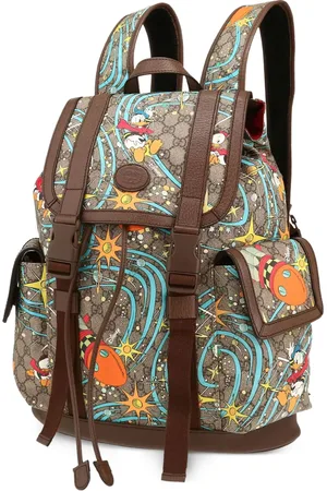 Gucci X Disney Zaino Donald Duck in tessuto GG Supreme 2020