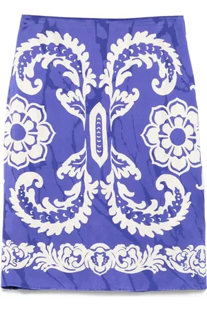 Etro Minigonna con stampa paisley