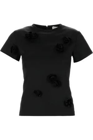 Sportmax Top Mendoza con applicazione a fiori